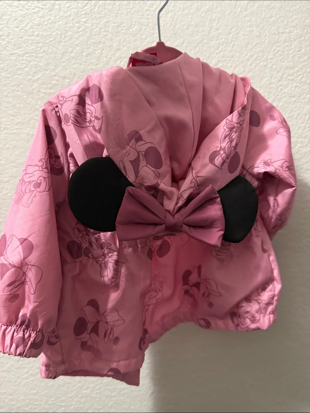 Disney Pink Minnie Mouse Hooded Raincoat
